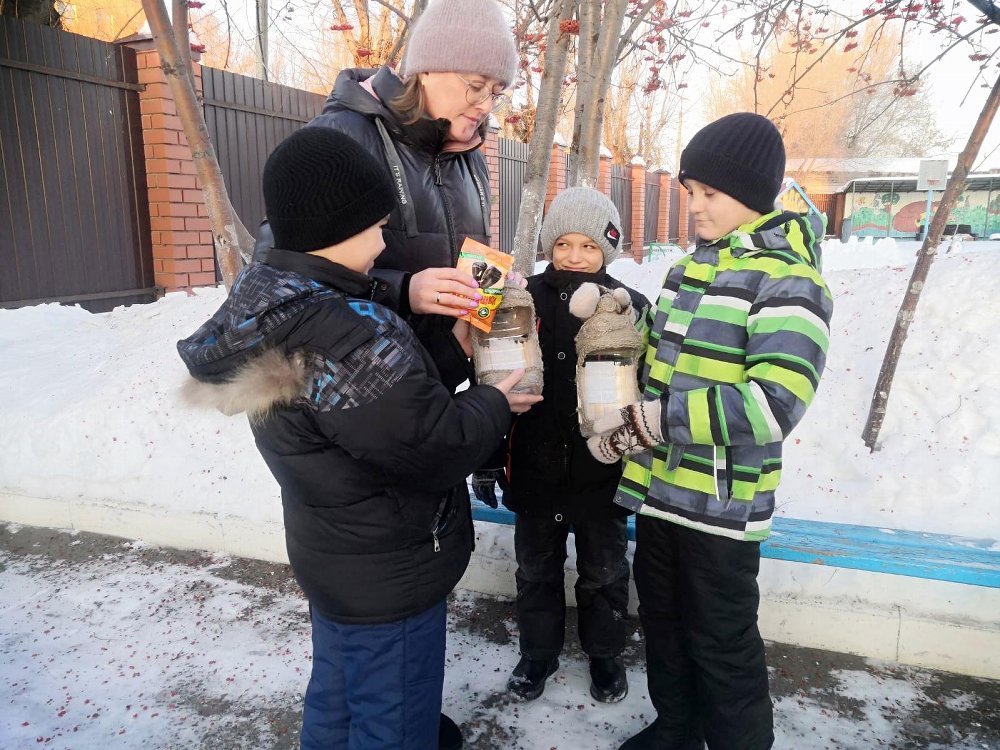 Покормите птиц зимой!