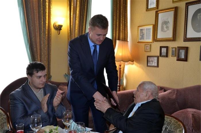 Людвиг Куцевич отметил свой 105-летний юбилей