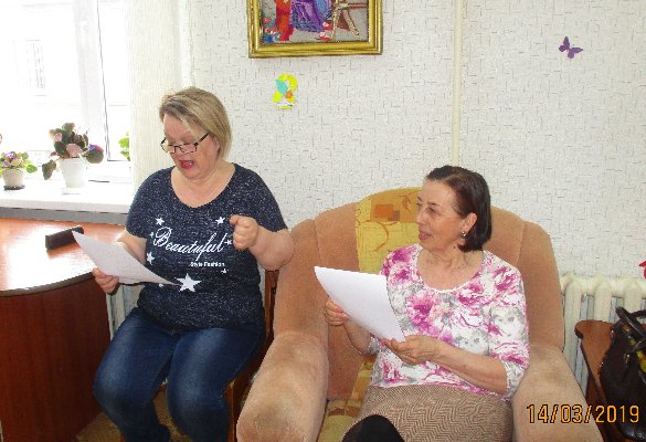 Отдыхающие отделения дневного пребывания комплексного центра социального обслуживания населения города Троицка приняли участие в упражнении «Хор»