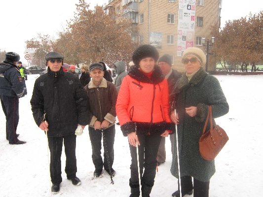 В Троицке прошла акция «Дорогу белой трости»