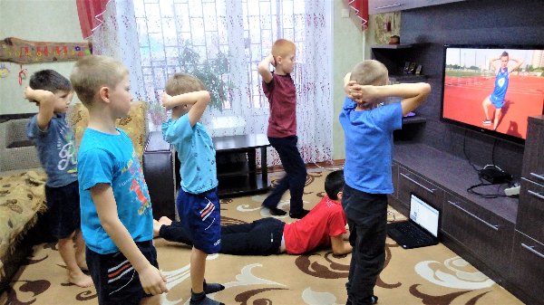 Центр помощи детям города Троицка проводит выходные по-спортивному